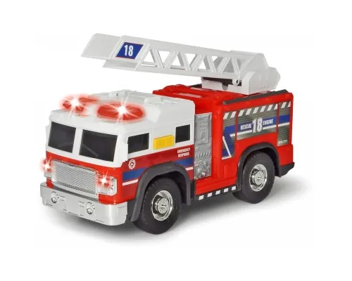 Спецтехніка Dickie Toys Пожежна машина Рятувальники з висувною драбиною, зі звуком і (3306016)