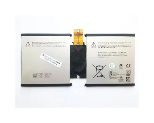 Акумулятор до ноутбука Microsoft Surface 3 (Model 1645) G3HTA003H, 7270mAh (27.5Wh), 2cell, 3 (A47513)