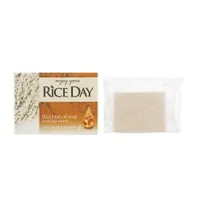 Твердое мыло Lion Rice Day с экстрактом рисовых отрубей 100 г (8806325609056)