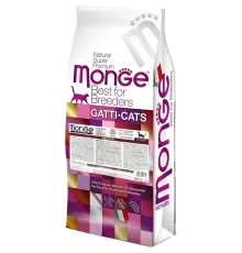 Сухий корм для кішок Monge Cat Indoor зі смаком курки та рису 10 кг (8009470004824)