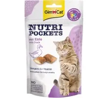 Ласощі для котів GimCat Nutri Pockets Качка + Мультивітамін 60 г (4002064419220)