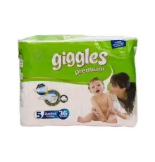 Подгузники Giggles Premium Junior 11-25 кг 36 шт (8680131201617)