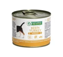 Консерви для собак Nature's Protection Adult Beef&Turkey 200 г (KIK24523)