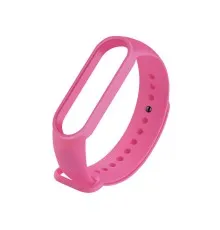 Ремешок для фитнес браслета BeCover Silicone для Xiaomi Mi Smart Band 5/6/7 Hot Pink (705556)