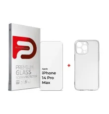 Чохол до мобільного телефона Armorstandart Apple iPhone 14 Pro Max (Clear glass + Air Series Case) (ARM66921)