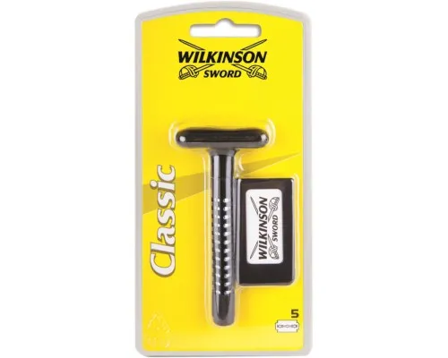 Бритва Wilkinson Sword Classic Double Edge Razor + 5 сменных лезвий (4027800015504)