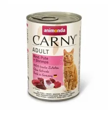 Консерви для котів Animonda Carny Adult Beef, Turkey + Shrimps 400 г (4017721837248)