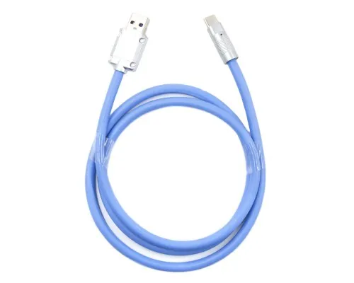 Дата кабель USB 2.0 AM to Type-C 1.0m blue Dengos (PLS-TC-NS-BLUE)