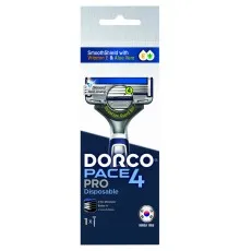 Бритва Dorco Pace 4 Pro для чоловіків 4 леза 1 шт. (8801038598338)