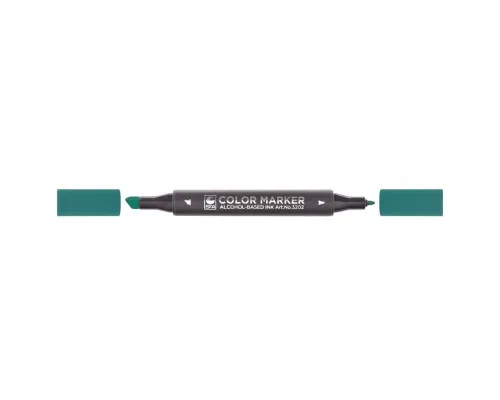 Художній маркер STA двосторонній для ескизів, бірюзово-зелений (STA3202-53)