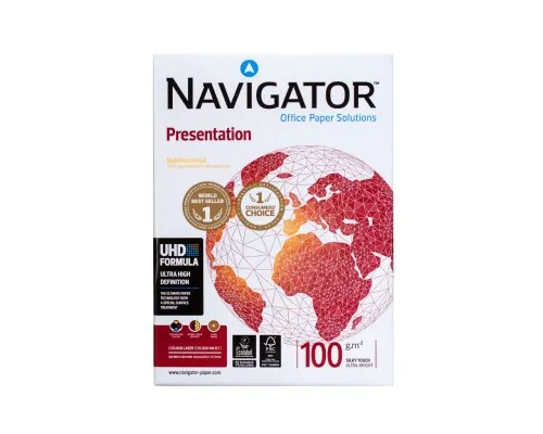 Бумага Navigator Paper А4, Presentation, 100 г/м2, 500 арк, клас А (530232)