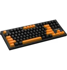 Клавиатура Aula F3032 Keycaps plus 21 Dark Yellow Keys KRGD Brown USB UA Black (6948391201740)