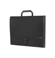 Папка - портфель Economix пластиковий A4 на застібці 1 відділення, чорний (E31607-01)