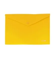 Папка - конверт Economix А4 180 мкм, непрозора, фактура "помаранч", жовта (E31305-55)