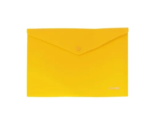 Папка - конверт Economix А4 180 мкм, непрозрачная, фактура помаранч, желтая (E31305-55)