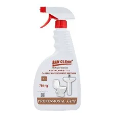 Спрей для чистки ванн San Clean Prof Line для чистки кафеля и фаянса 750 г (4820003544143)