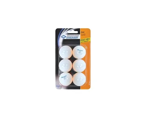 Мячик для теніса Donic Jade ball 40+ 6 шт White (618371)