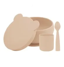 Набір дитячого посуду MinikOiOi BLW Set I - Bubble Beige (101070057)