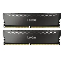 Модуль пам'яті для комп'ютера DDR4 16GB (2x8GB) 3200 MHz Thor Dark Gray Lexar (LD4BU008G-R3200GDXG)