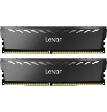 Модуль памяти для компьютера DDR4 16GB (2x8GB) 3200 MHz Thor Dark Gray Lexar (LD4BU008G-R3200GDXG)