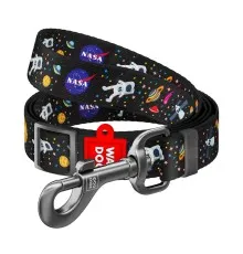 Повідок для собак WAUDOG Nylon "NASA" регульований S Ш 15 мм Д 152-183 см (5351)