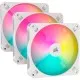 Кулер до корпусу Corsair iCUE AR120 Digital RGB 120mm PWM Fan Triple Pack White (CO-9050169-WW)