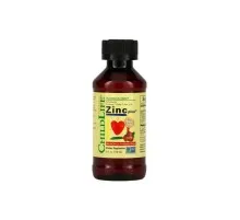 Мінерали ChildLife Рідкий цинк для дітей, смак манго та полуниці, Zinc Plus, 118 м (CDL-10350)