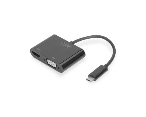 Концентратор Digitus USB-C to HDMI/VGA Full HD (DA-70858)