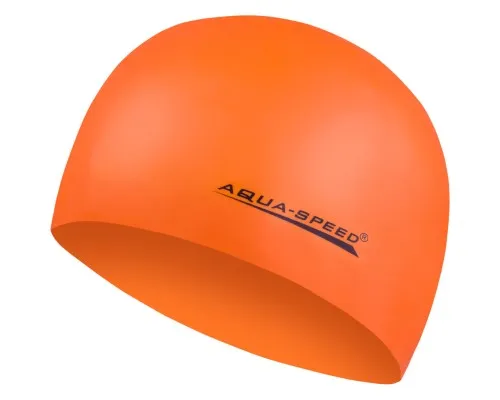 Шапка для плавания Aqua Speed Mega 100-75 помаранчевий Уні OSFM (5908217635594)