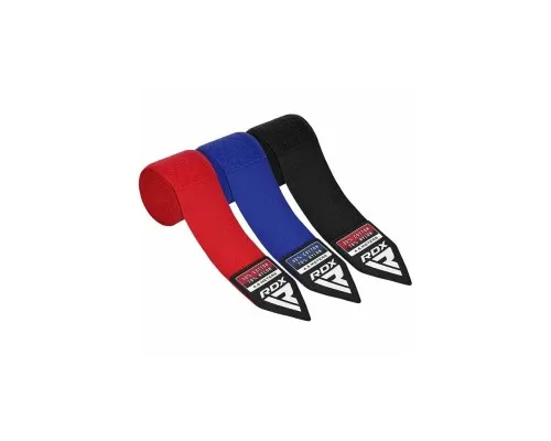 Бинт для спорта RDX для боксу RB Hand Wraps Combine 3 пари Red,Black,Blue (4.5м.) (HWC-RBU+)