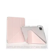 Чехол для планшета BeCover Ultra Slim Origami Transparent Apple iPad Pro 11" M4 2024 Pink (711691)