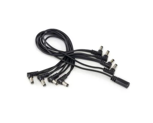 Кабель для гітарних педалей RockBoard Flat Daisy Chain Cable, 8 Outputs, Angled (RBO CAB POWER DC8 A)