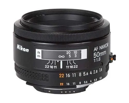 Обєктив Nikon Nikkor AF 50mm f/1.8D (JAA013DA)