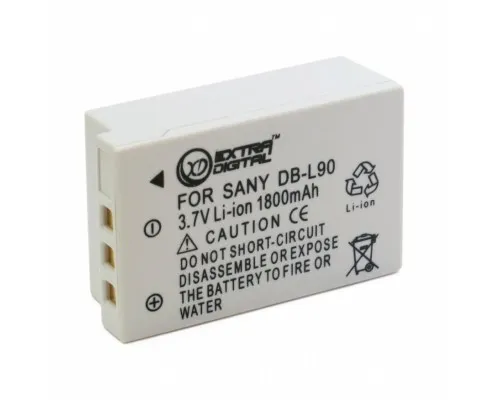 Акумулятор до фото/відео Extradigital Sanyo DB-L90 (DV00DV1267)