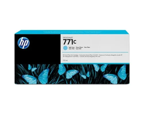 Картридж HP DJ No.771 Lt Cyan Designjet Ink Crtg, 775ml (B6Y12A)