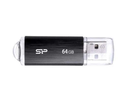 USB флеш накопичувач Silicon Power 64GB Ultima U02 Black USB 2.0 (SP064GBUF2U02V1K)