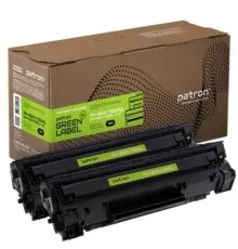 Картридж Patron HP LJ CE285A/CANON 725 GREEN Label (DUAL PACK) (PN-85A/725DGL)