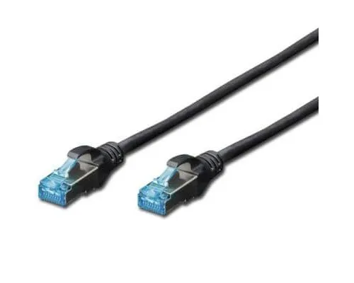 Патч-корд Digitus 2м, cat.5e, SF-UTP, AWG 26/7, black (DK-1531-020/BL)