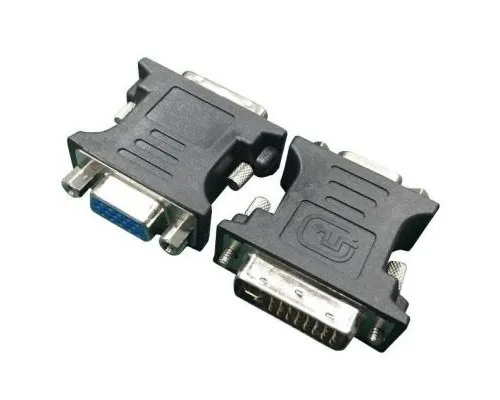 Перехідник DVI (24+5 пин)/VGA, M/F HD (3 ряда) Cablexpert (A-DVI-VGA-BK)