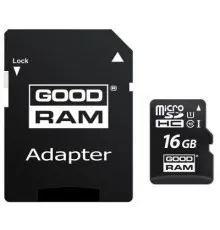 Карта пам'яті Goodram 16GB microSDHC Class 10 (M1AA-0160R12)