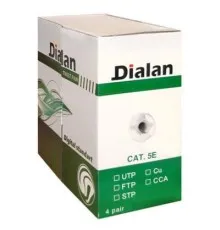 Кабель мережевий Dialan UTP 305м КНПп 4*2*0,50 [СU] cat.5e, внеш., проволка 1,2мм (11208)