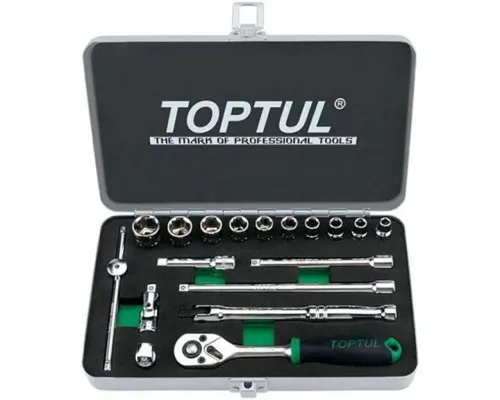 Набір інструментів Toptul дюймових 1/4" 18од. 3/16"-9/16" (GCAD1811)