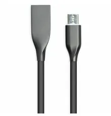 Дата кабель USB 2.0 AM to Micro 5P 2.0m black PowerPlant (CA911233)