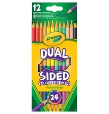 Олівці кольорові Crayola двосторонні 12 шт (256356.024)