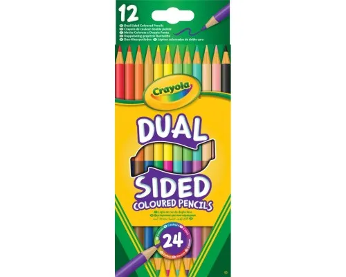 Карандаши цветные Crayola двусторонние 12 шт (256356.024)