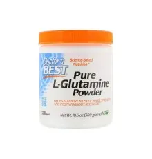 Аминокислота Doctor's Best Глютамин в Порошке, L-Glutamine Powder, 300 гр. (DRB-00491)
