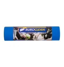Пакети для сміття Buroclean EuroStandart міцні сині 240 л 5 шт. (4823078977953)