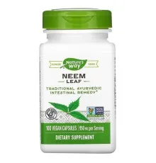 Трави Nature's Way Лист нима 950 мг, Neem Leaf, 100 вегетаріанських капсул (NWY15120)