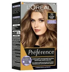 Фарба для волосся L'Oreal Paris Preference 7.1 - Ісландія попелясто-русявий (3600523948437)