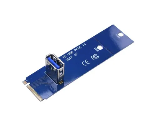 Райзер Dynamode NGFF M.2 Male to USB 3.0 Female для PCI-E 1X (RX-riser-M.2-USB3.0-PCI-E)